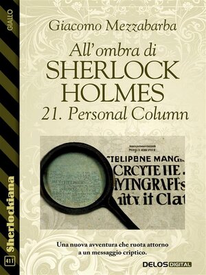 cover image of All'ombra di Sherlock Holmes--21. Personal  Column